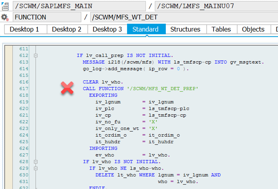 SAP EWM MFS PLC communication_15